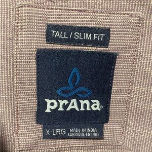 Mens Prana button down (Purple)